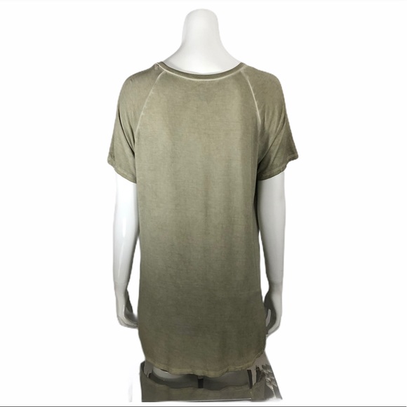 Olive V-Neck T-Shirt - Picture 3 of 5